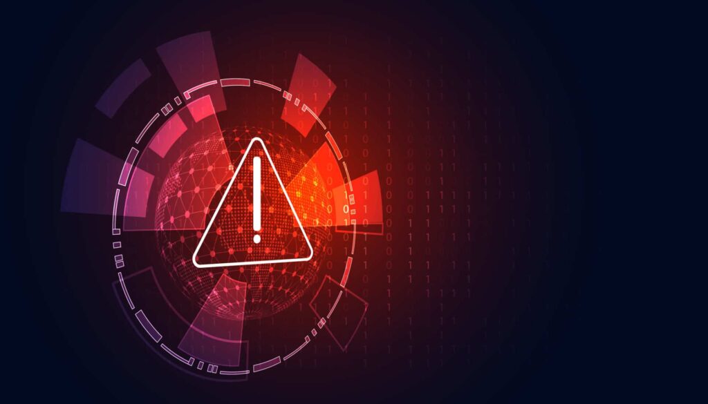 All Time Biggest Data Breaches vecteezy abstract risk warning symbol danger concept background speed 24110485